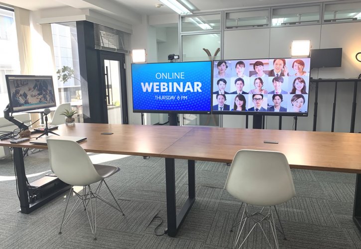 ウェビナー撮影スタジオのご案内 Sns運用代行 株式会社グローバルリンクジャパン